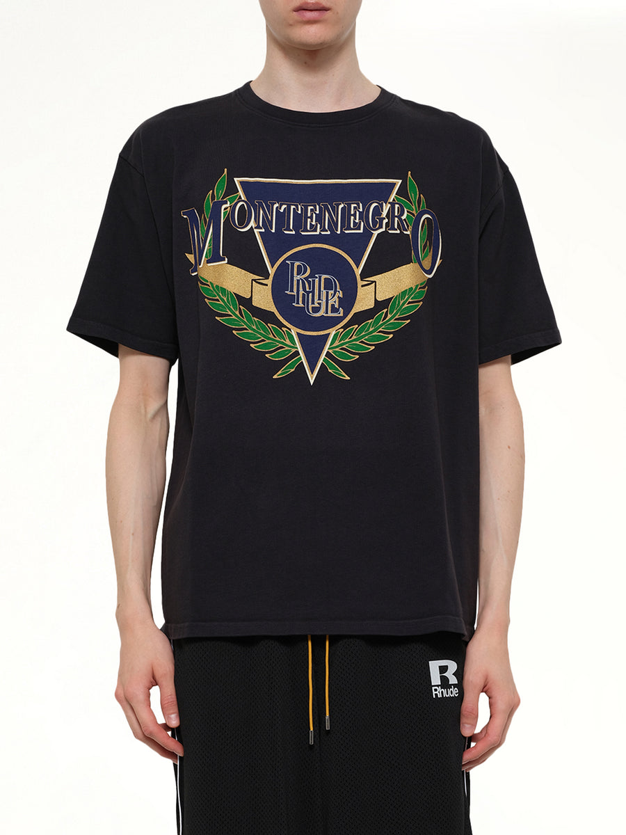 Montenegro Regatta T-Shirt in Vintage Black