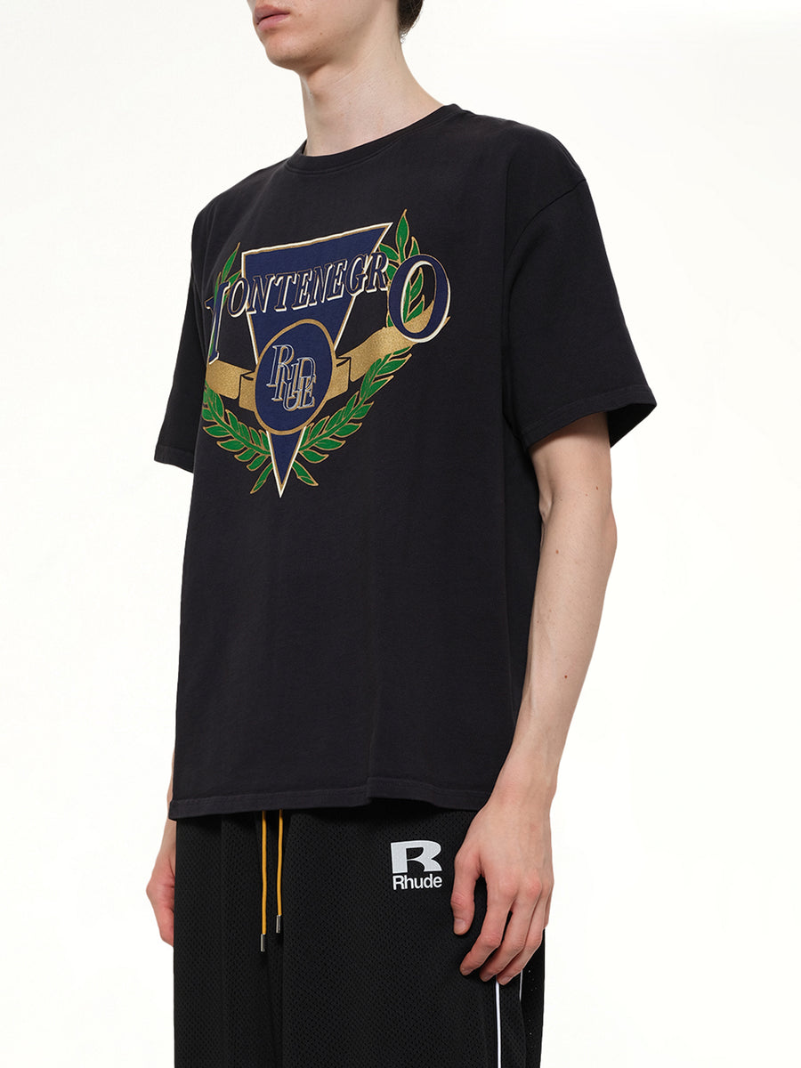 Montenegro Regatta T-Shirt in Vintage Black