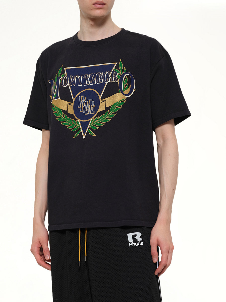 Montenegro Regatta T-Shirt in Vintage Black