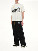 Rhude Regatta Club T-Shirt in Vintage White/Black
