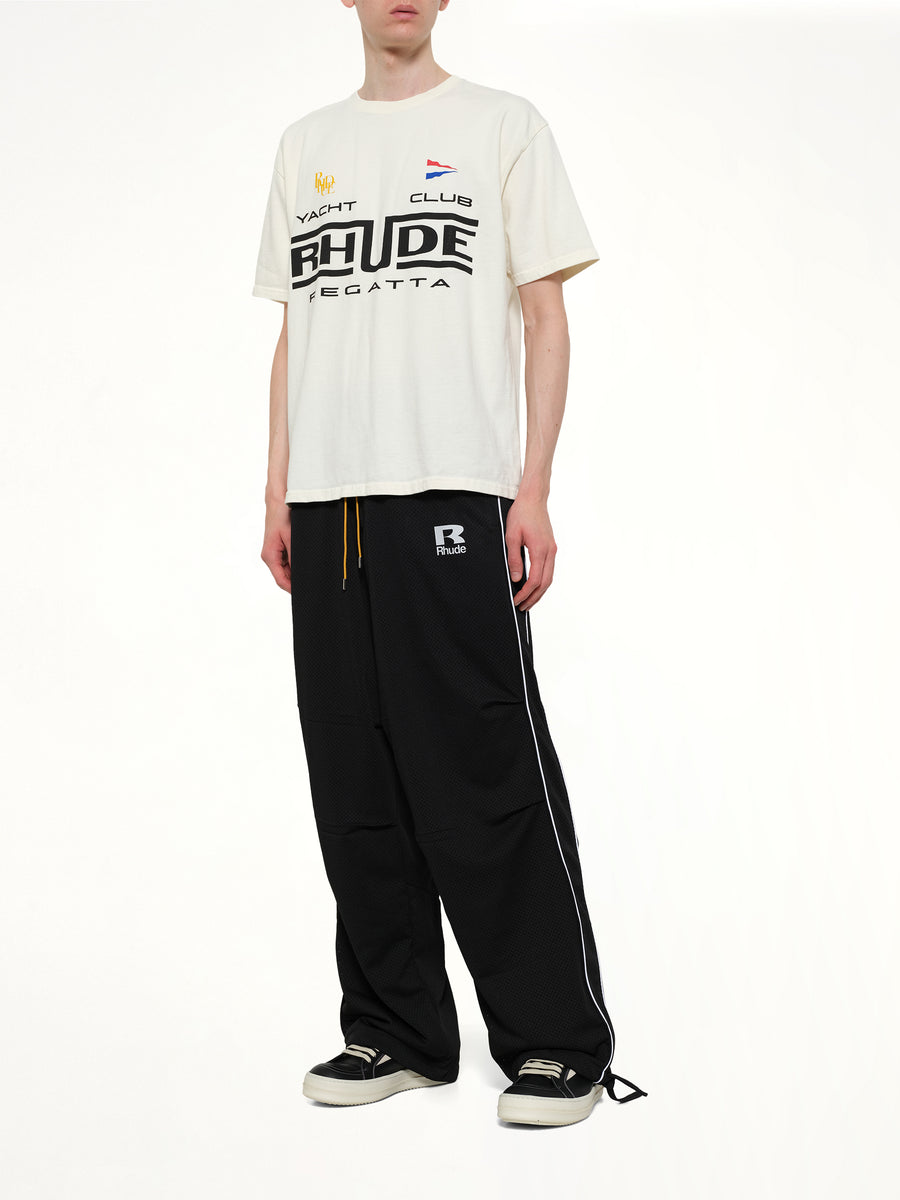 Rhude Regatta Club T-Shirt in Vintage White/Black