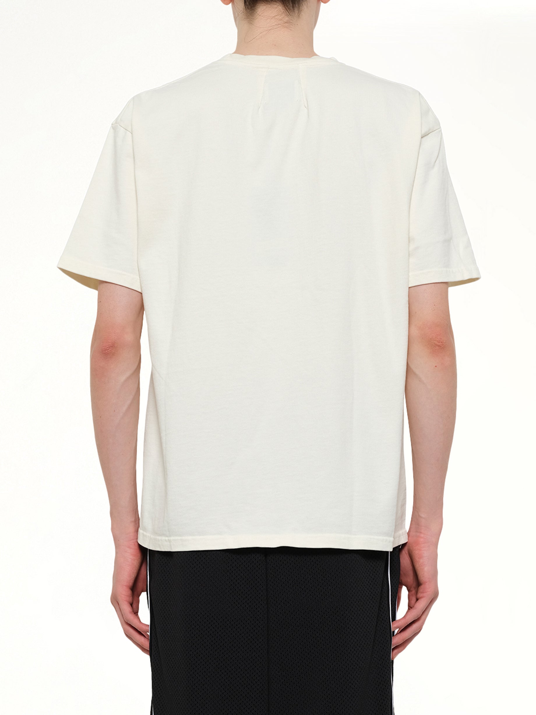 RHUDE USA Sailing Icon T-Shirt in Vintage White Back View from MARAIS