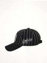 Y-3 黑色细条纹棒球帽
