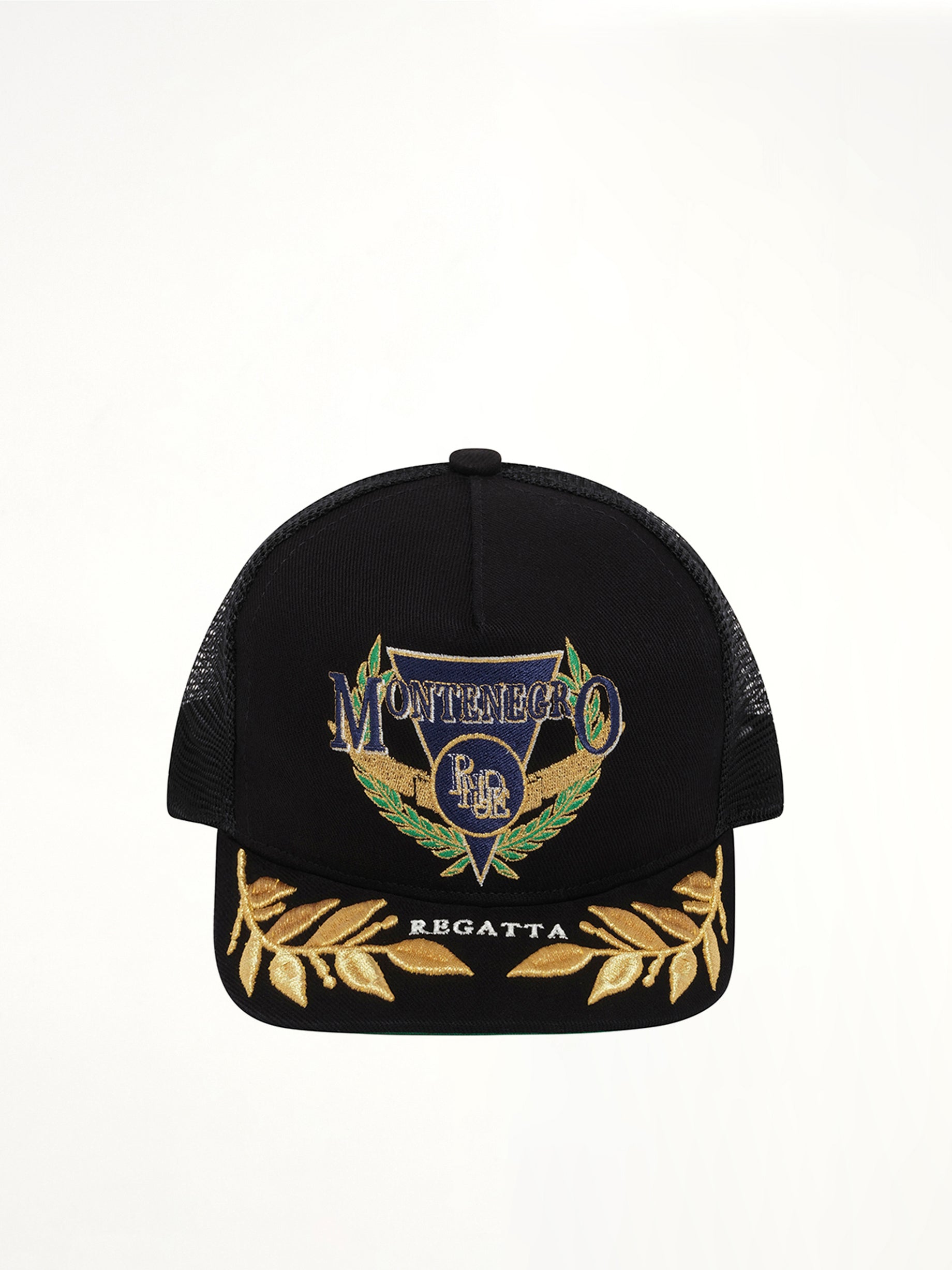 Montenegro Regatta Trucker Hat in Black/Navy