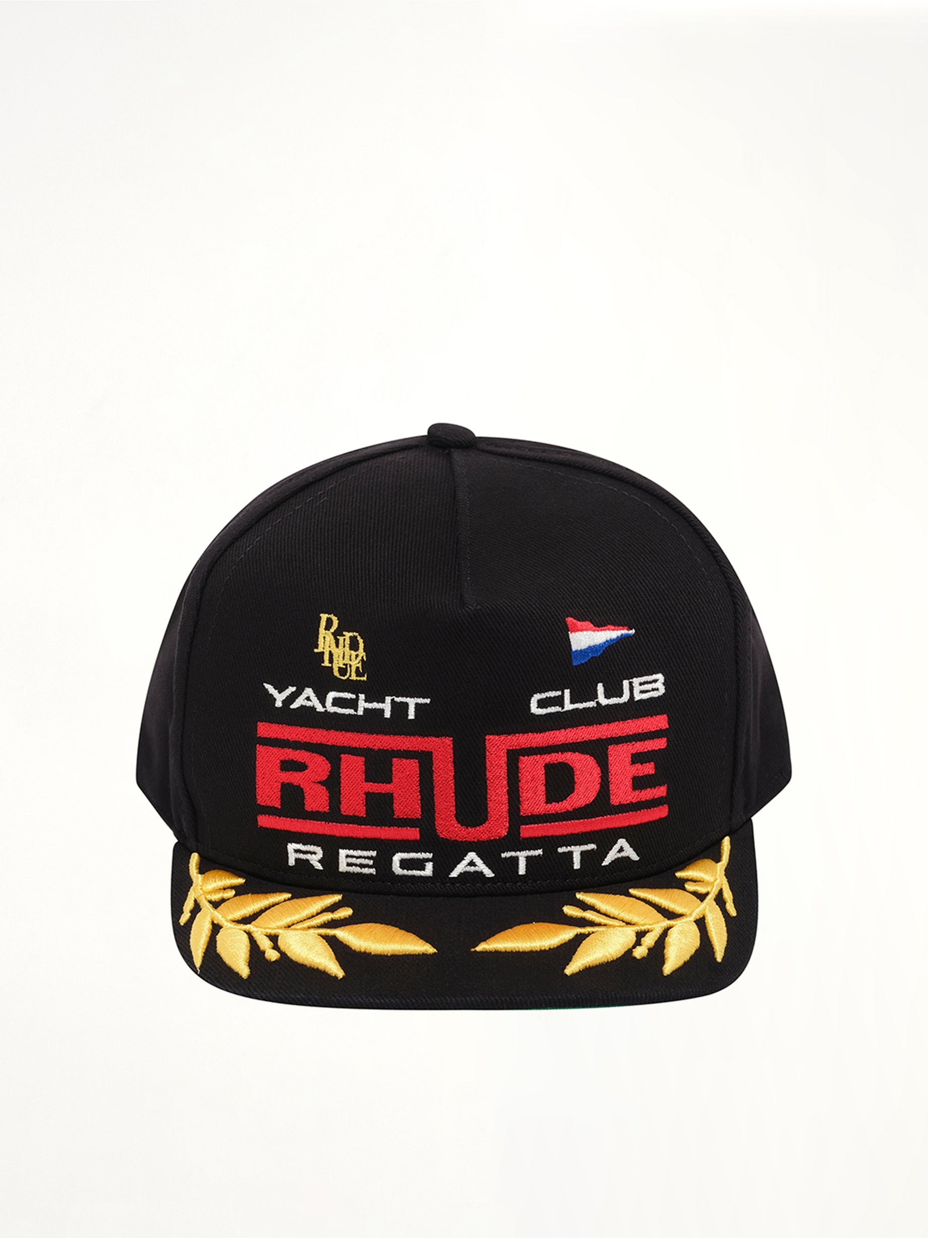 Regatta Club Hat in Black/White