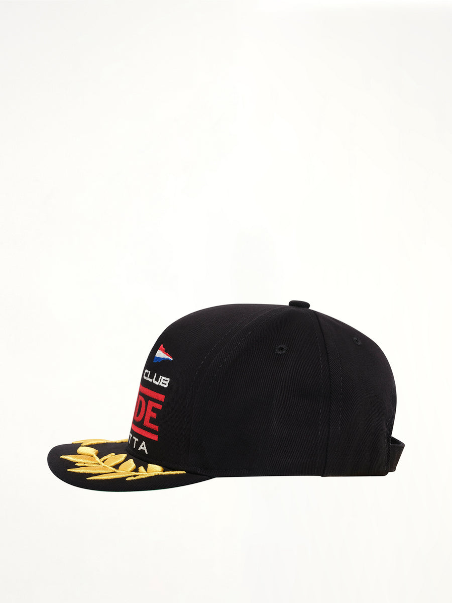 Regatta Club Hat in Black/White