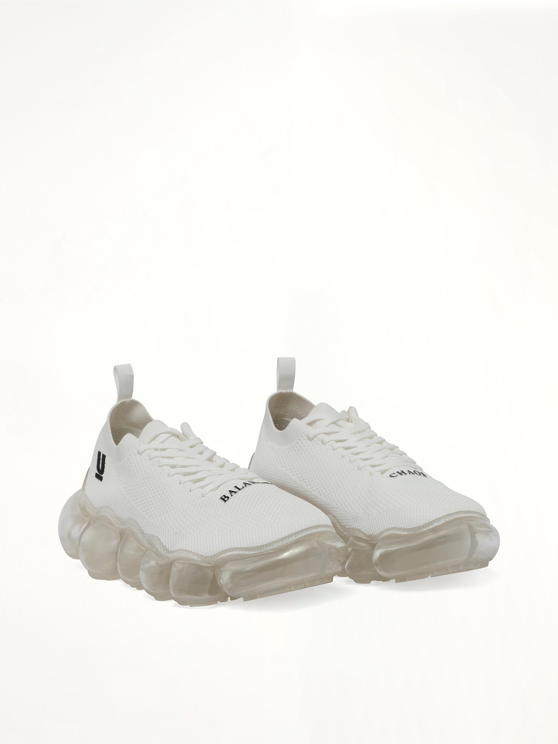 UNDERCOVER UC x Grounds Sneaker in White Front View from MARAIS