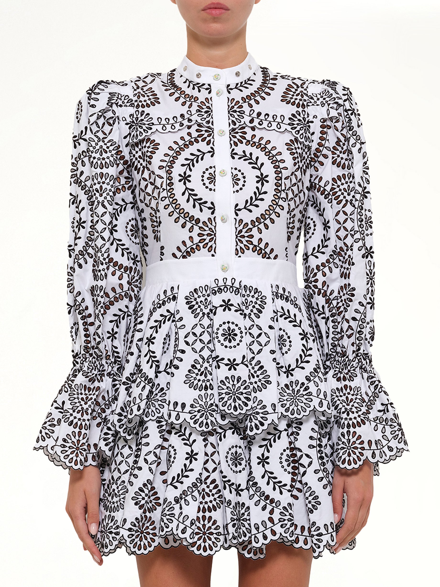 AMQ - Broderie Anglais Dress in 0910