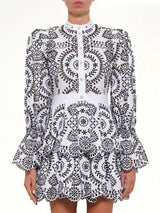 AMQ - Broderie Anglais Dress in 0910