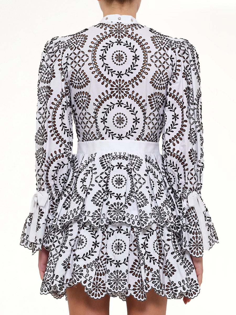 AMQ - Broderie Anglais Dress in 0910