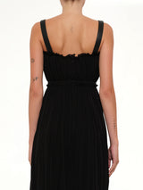 Amq - Abito Jersey Mini Dress in Black