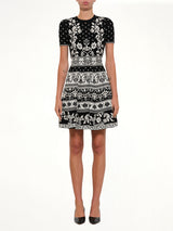 Floral Mini Dress in Black
