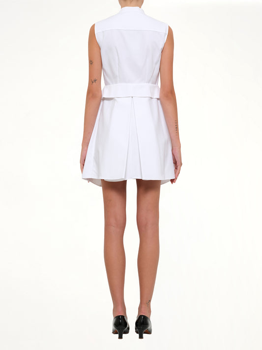 Amq - Lyrd Pieced Mini Dress in White