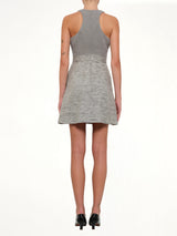 Racer Box Pit Dress in Grey