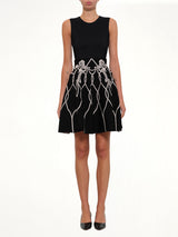 Amq - Vlm Mini Skirt in Black
