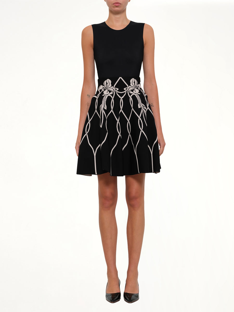 Amq - Vlm Mini Skirt in Black