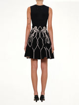 Amq - Vlm Mini Skirt in Black