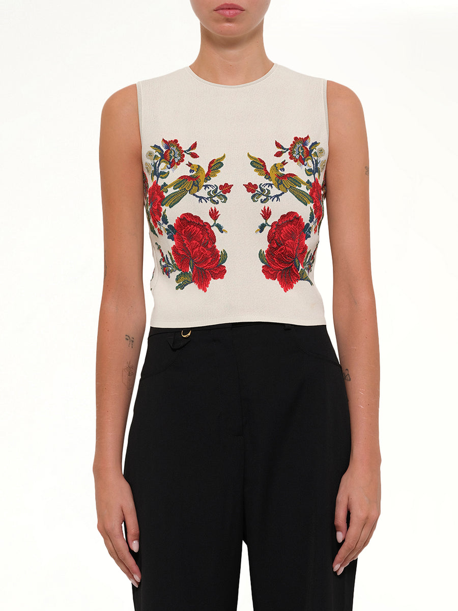 Engin Sleeveless Top in Ivory
