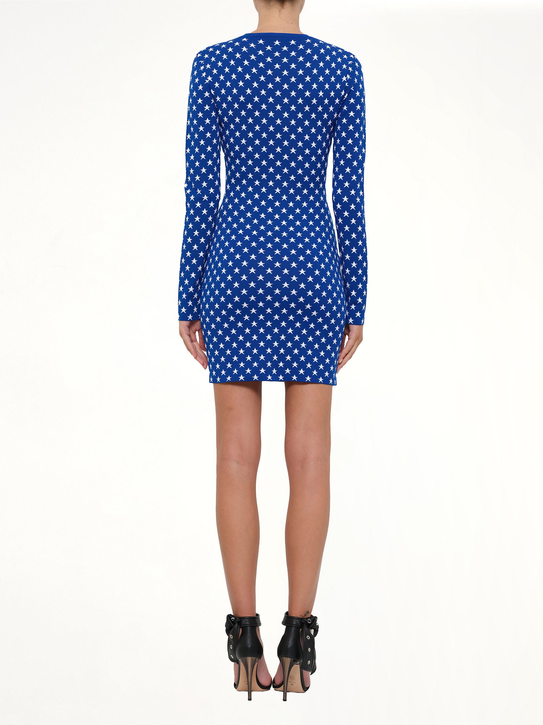 GIVENCHY Stars Short Dress in Blue Full Reference from MARAIS