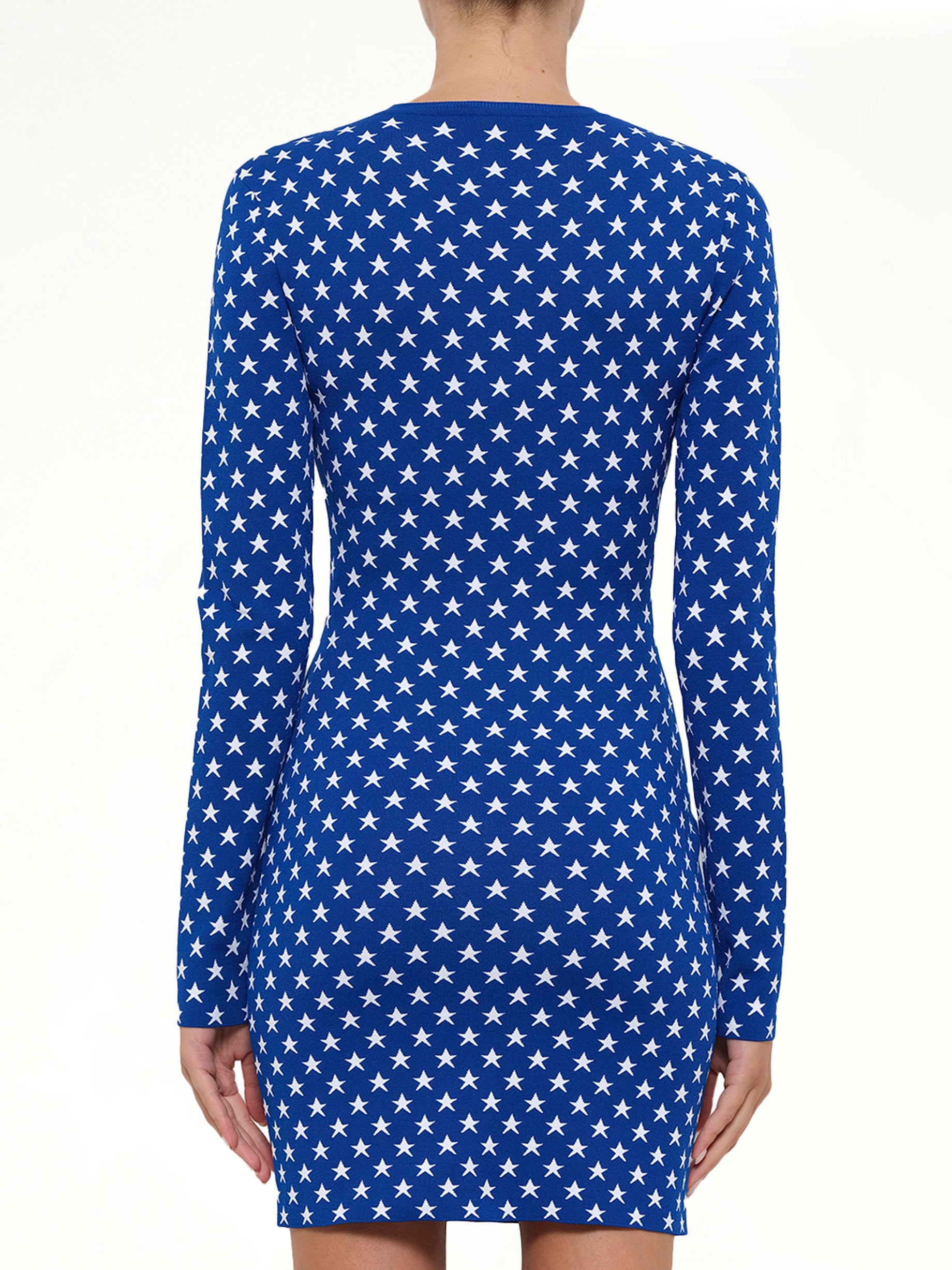 GIVENCHY Stars Short Dress in Blue Side View from MARAIS