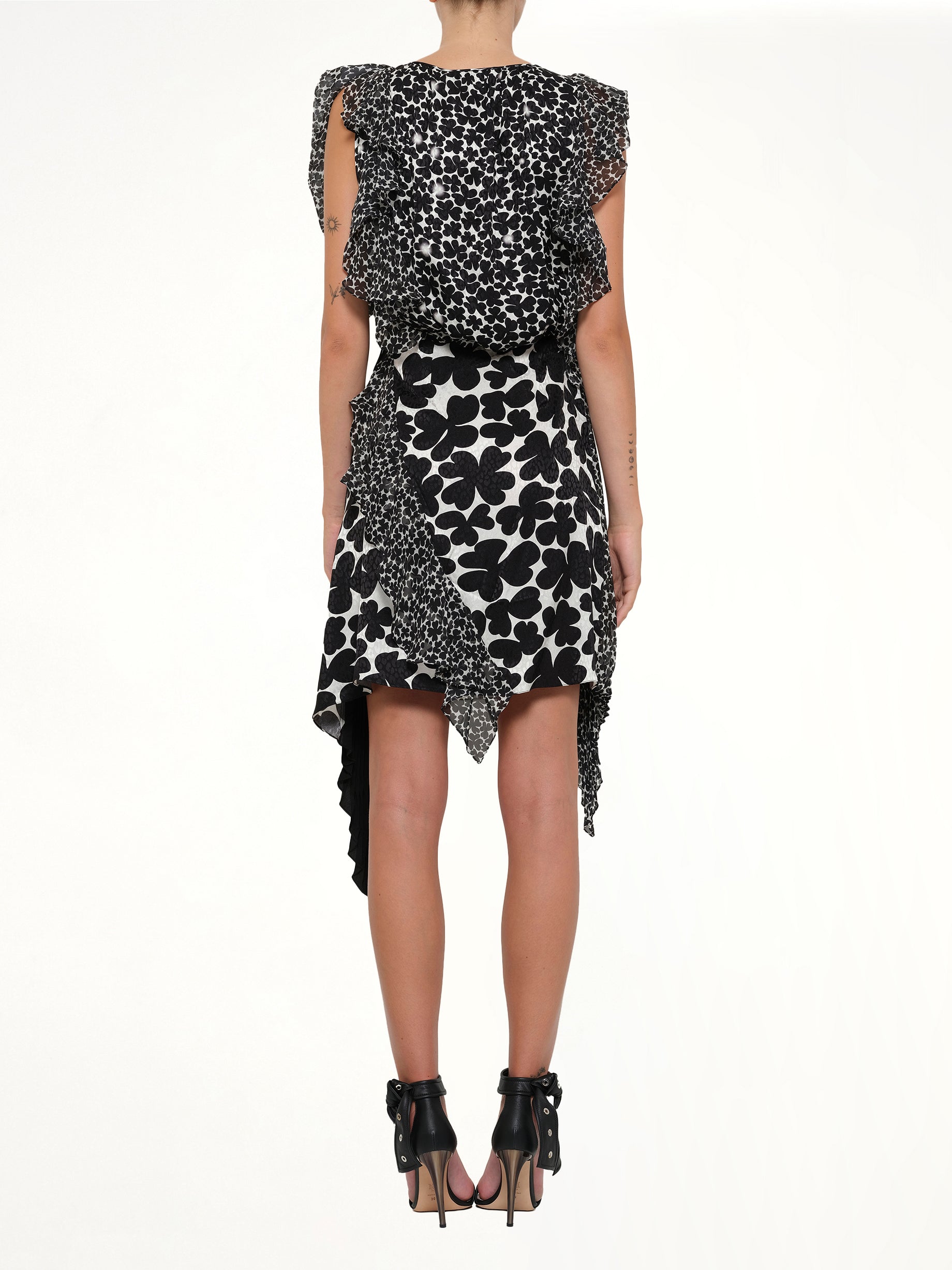 GIVENCHY Podium Dress in White Black Full Reference from MARAIS