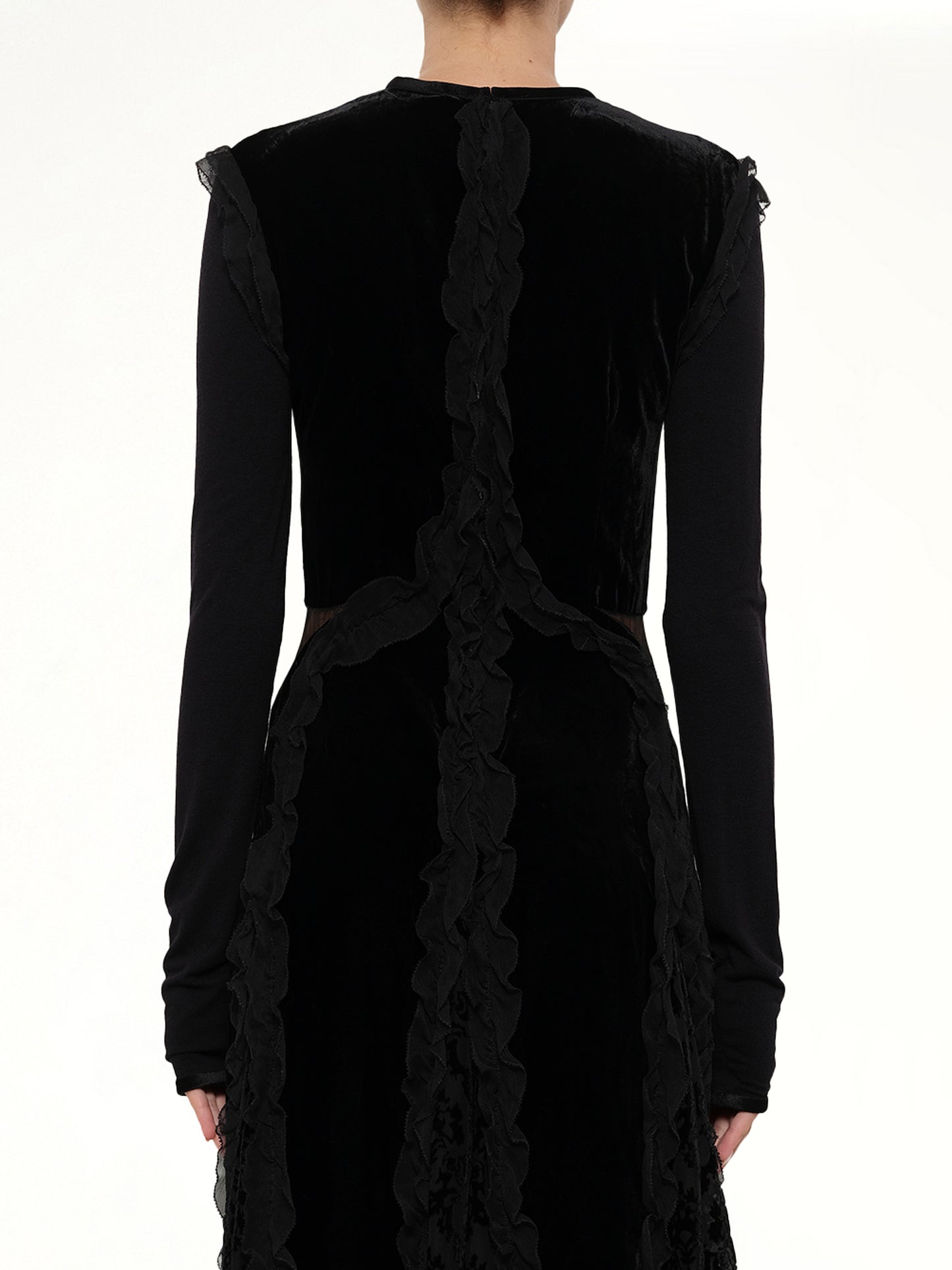 Podium Long Dress in Black