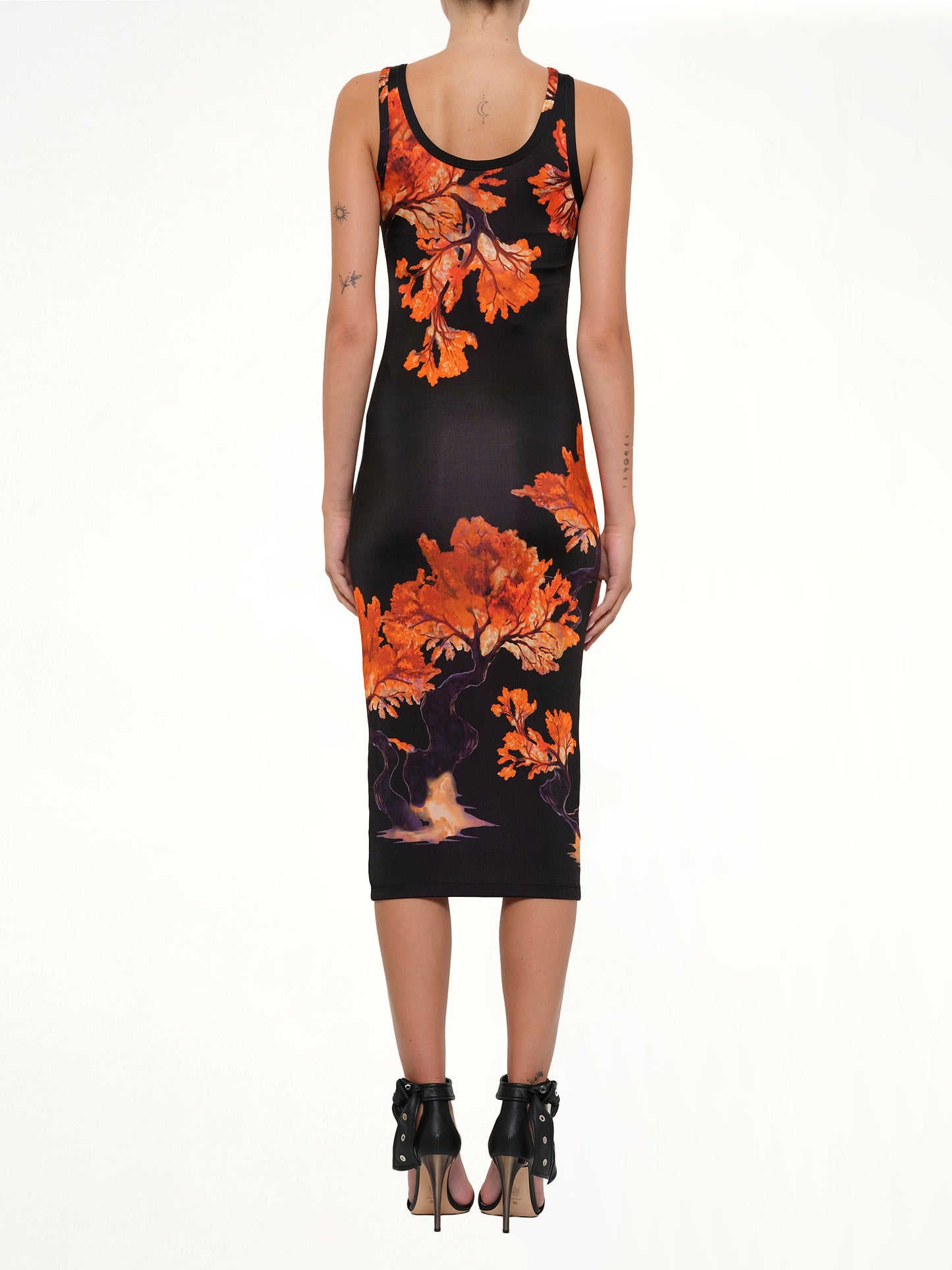Podium Robe Dress in Multicolor
