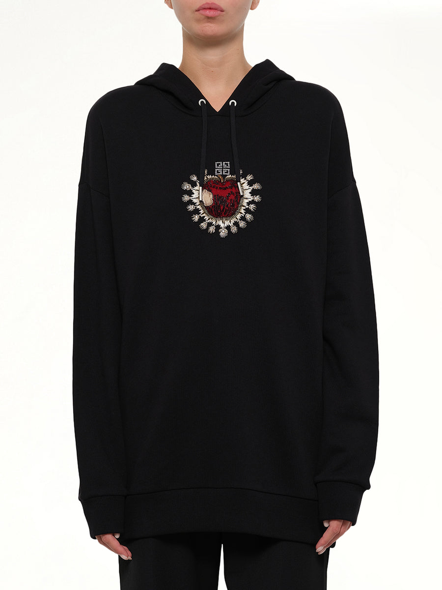 Sacred Apple Hoodie in Black