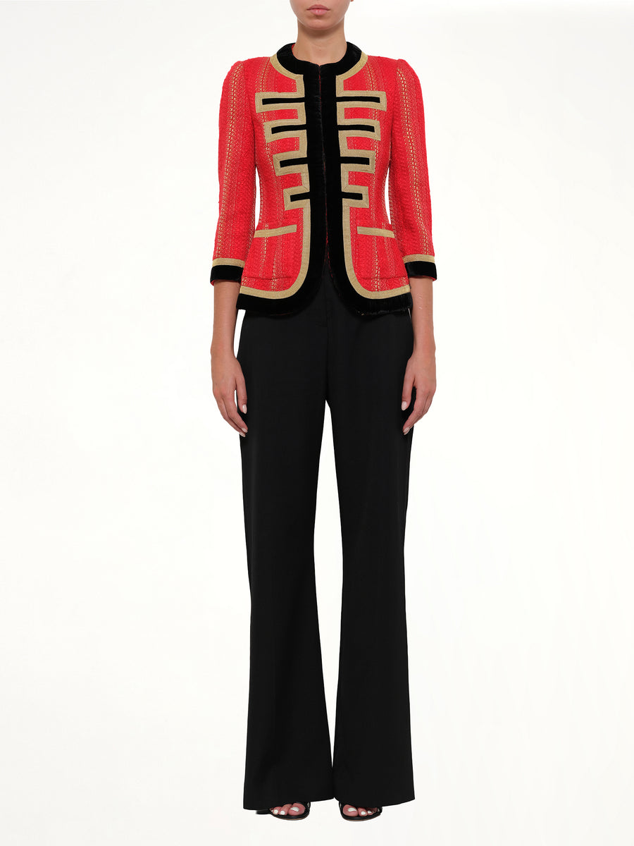 Blazer Jacket in Red