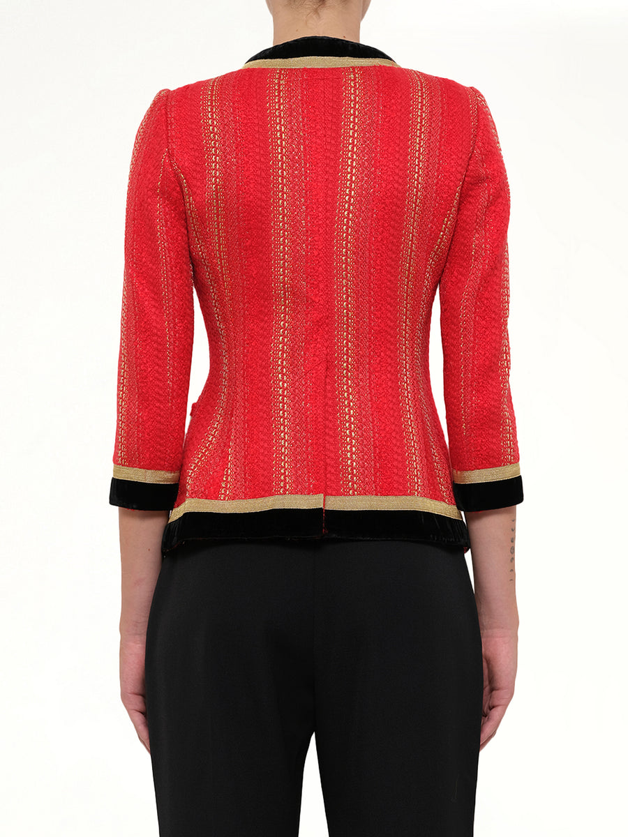 Blazer Jacket in Red