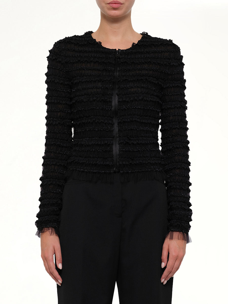 Silk Jacket in Black