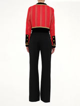 Cropped Jacket in Red