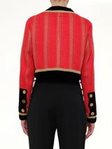 Cropped Jacket in Red