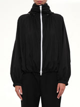 Hood Windbreaker in Black