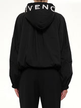 Hood Windbreaker in Black