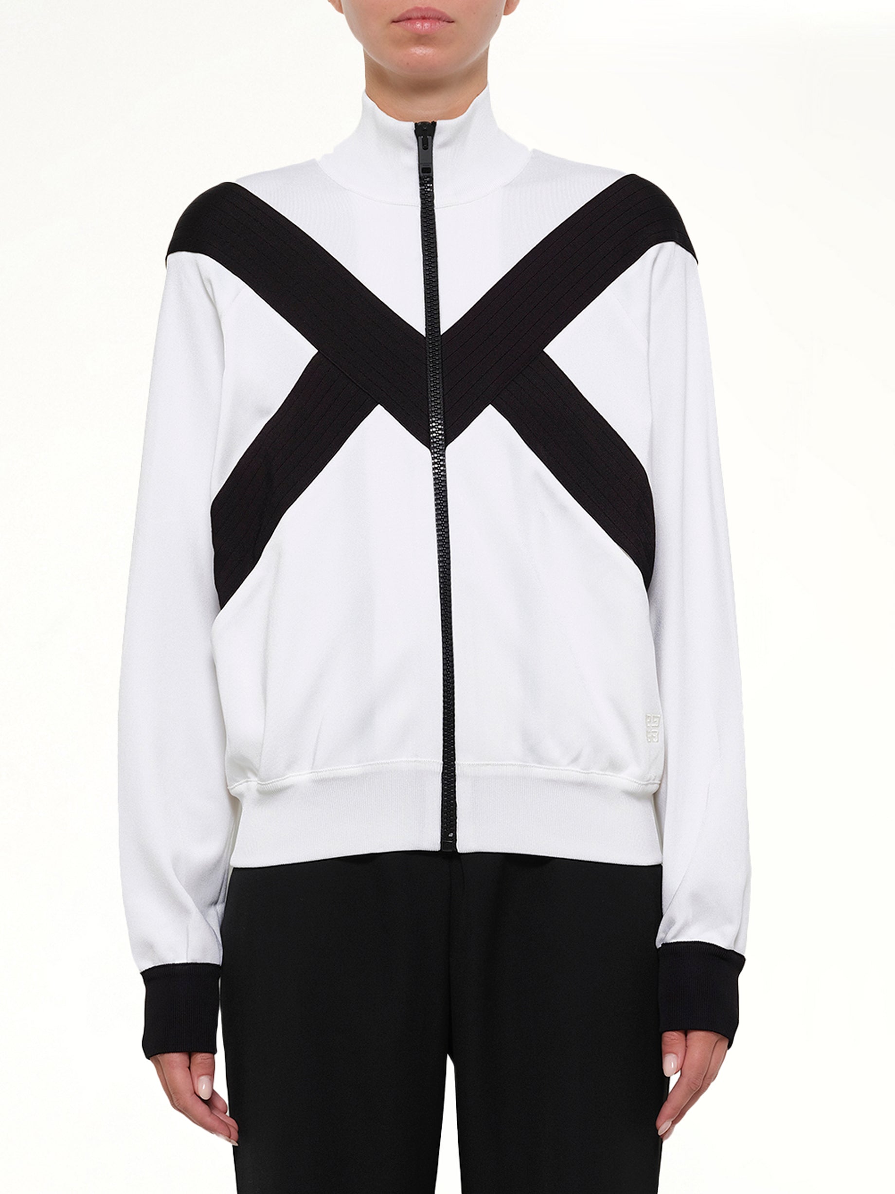 Turtle Neck Multi Sweater in Black