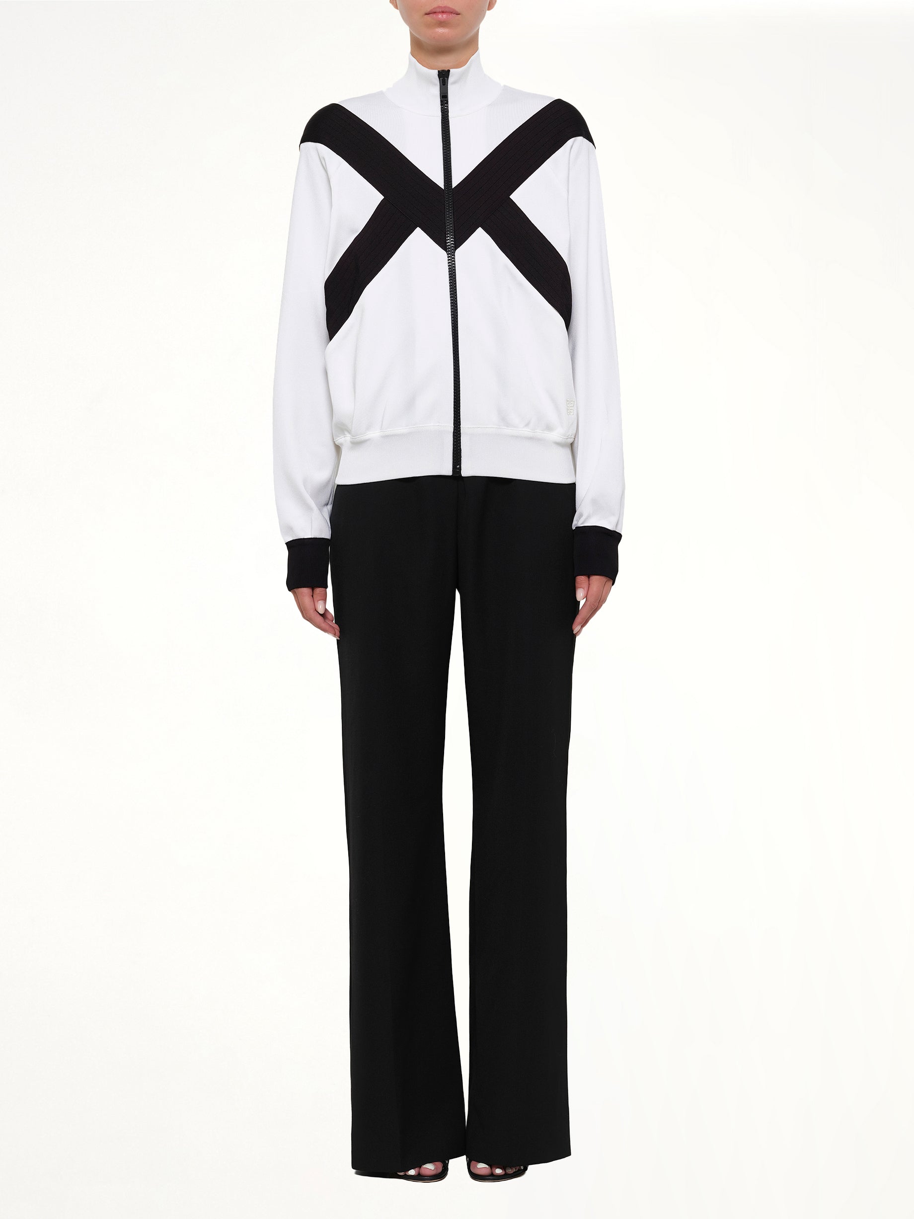 GIVENCHY Turtle Neck Multi Sweater in Black Product Photo from MARAIS