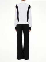 Turtle Neck Multi Sweater in Black