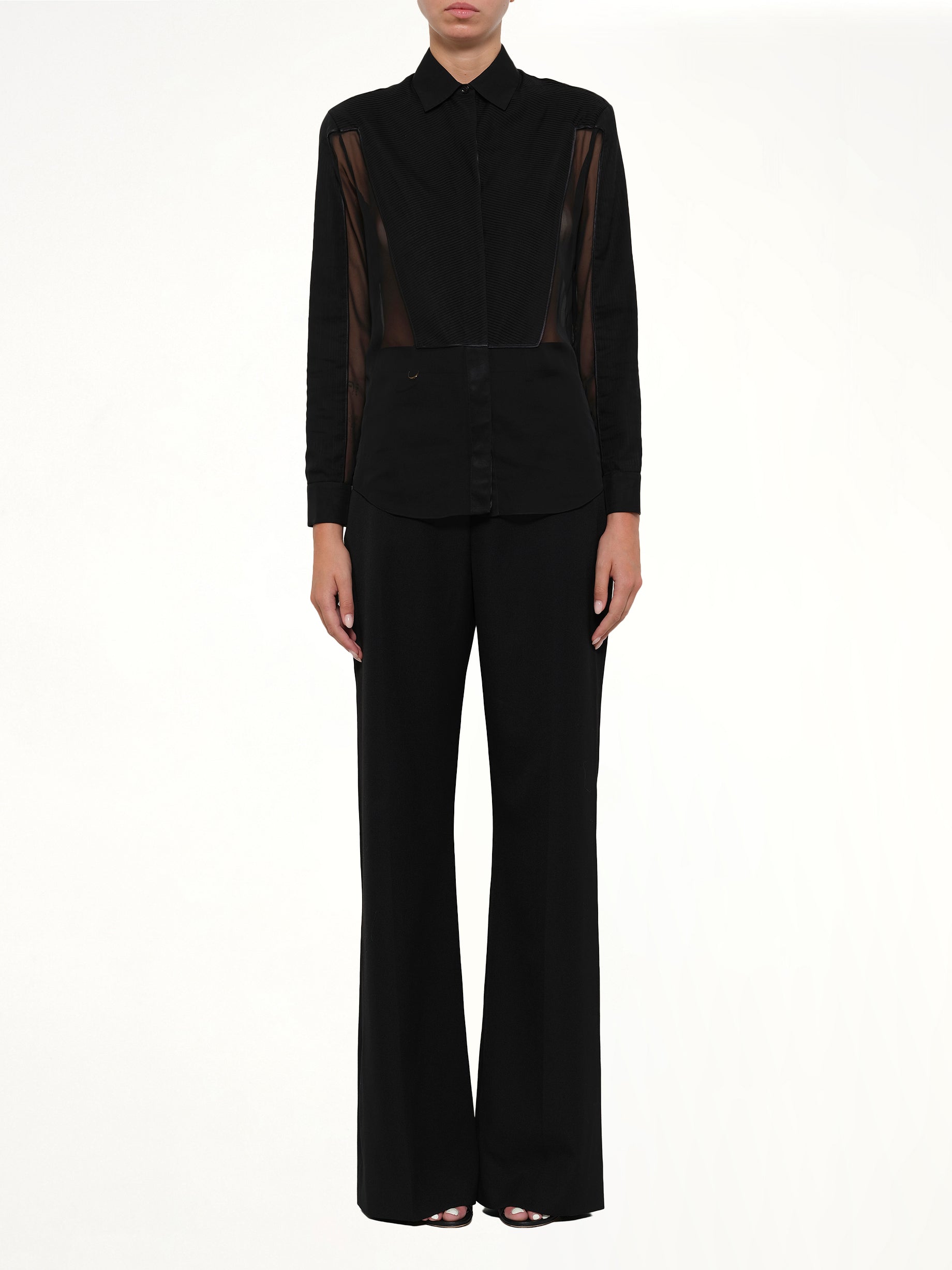GIVENCHY , 
, 
, 
, Mesh Shirt in Black Product Photo from MARAIS