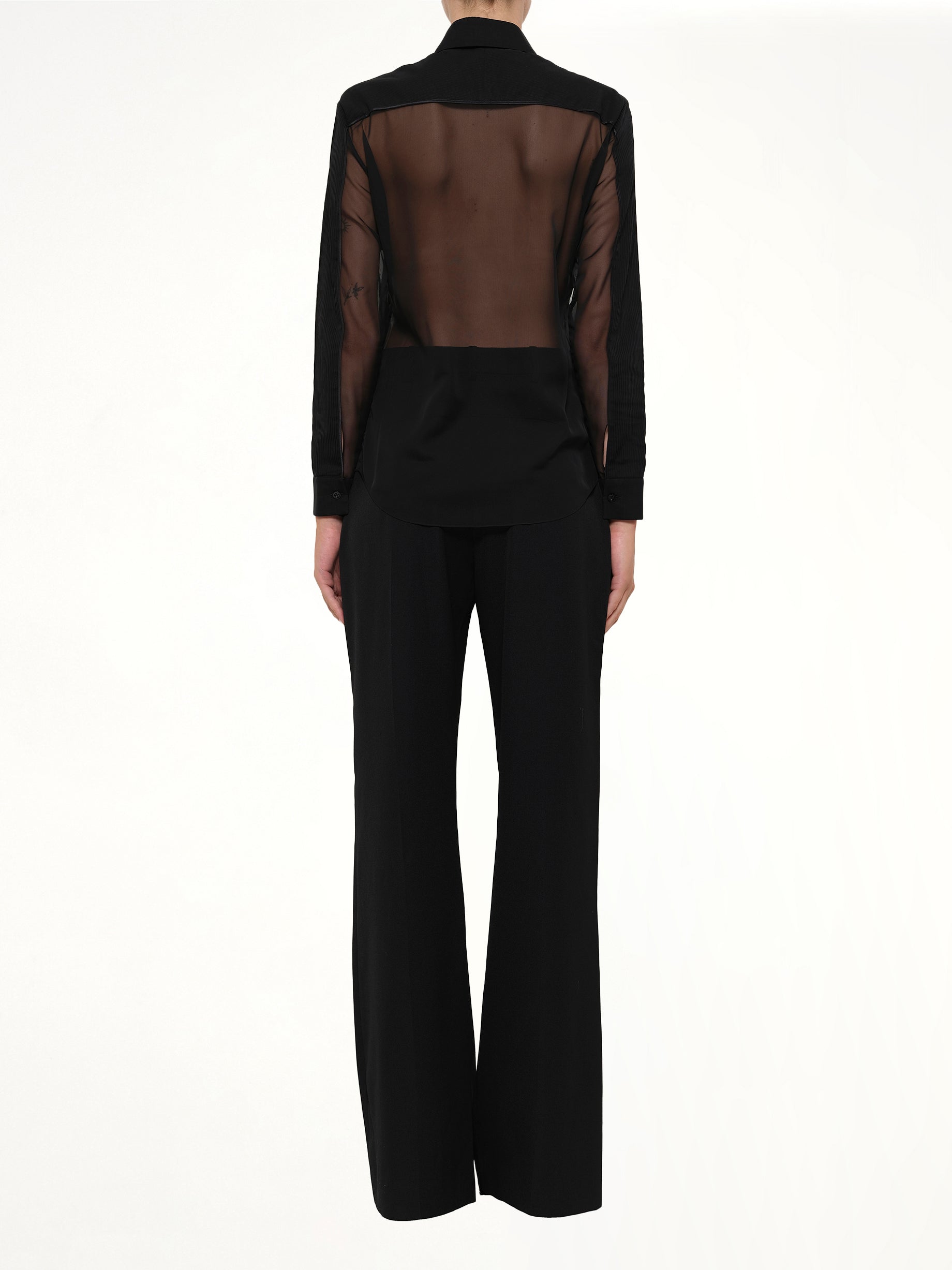 GIVENCHY , 
, 
, 
, Mesh Shirt in Black Full Reference from MARAIS