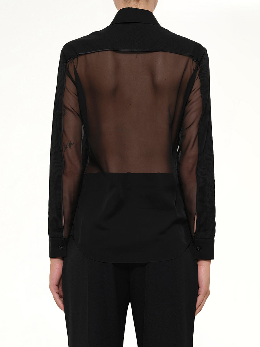 Mesh Shirt in Black