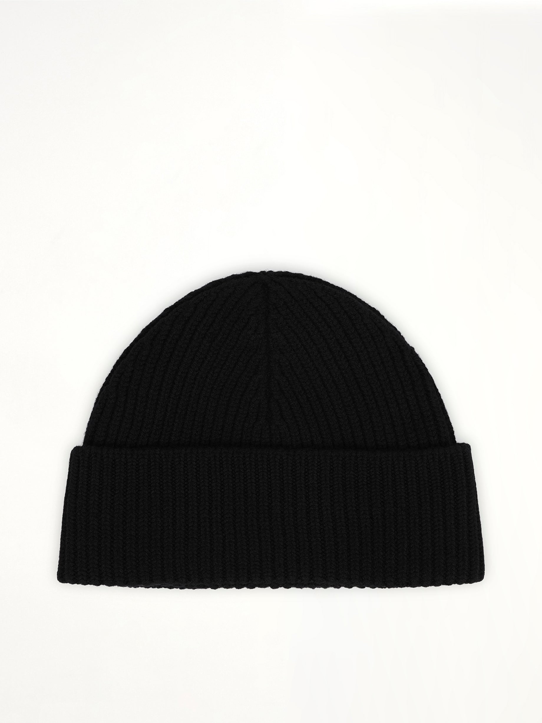 AMI PARIS , Beanie with Contrasted Ami De Coeur in Black Back View from MARAIS