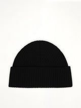ブラックのAmi De Coeurコントラストビーニー