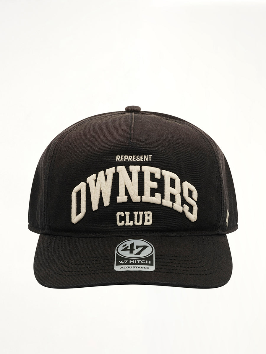 Represent Owners Club Cap in Faded Black