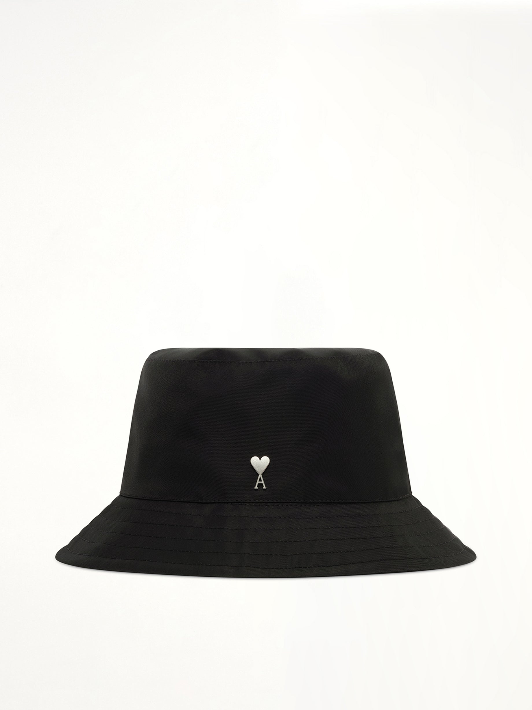 Ami De Coeur Stud Bucket Hat in Black