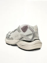 Storm Deconstructed Sneaker in Flat White/Silver