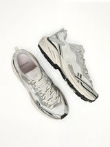 Storm Deconstructed Sneaker in Flat White/Silver