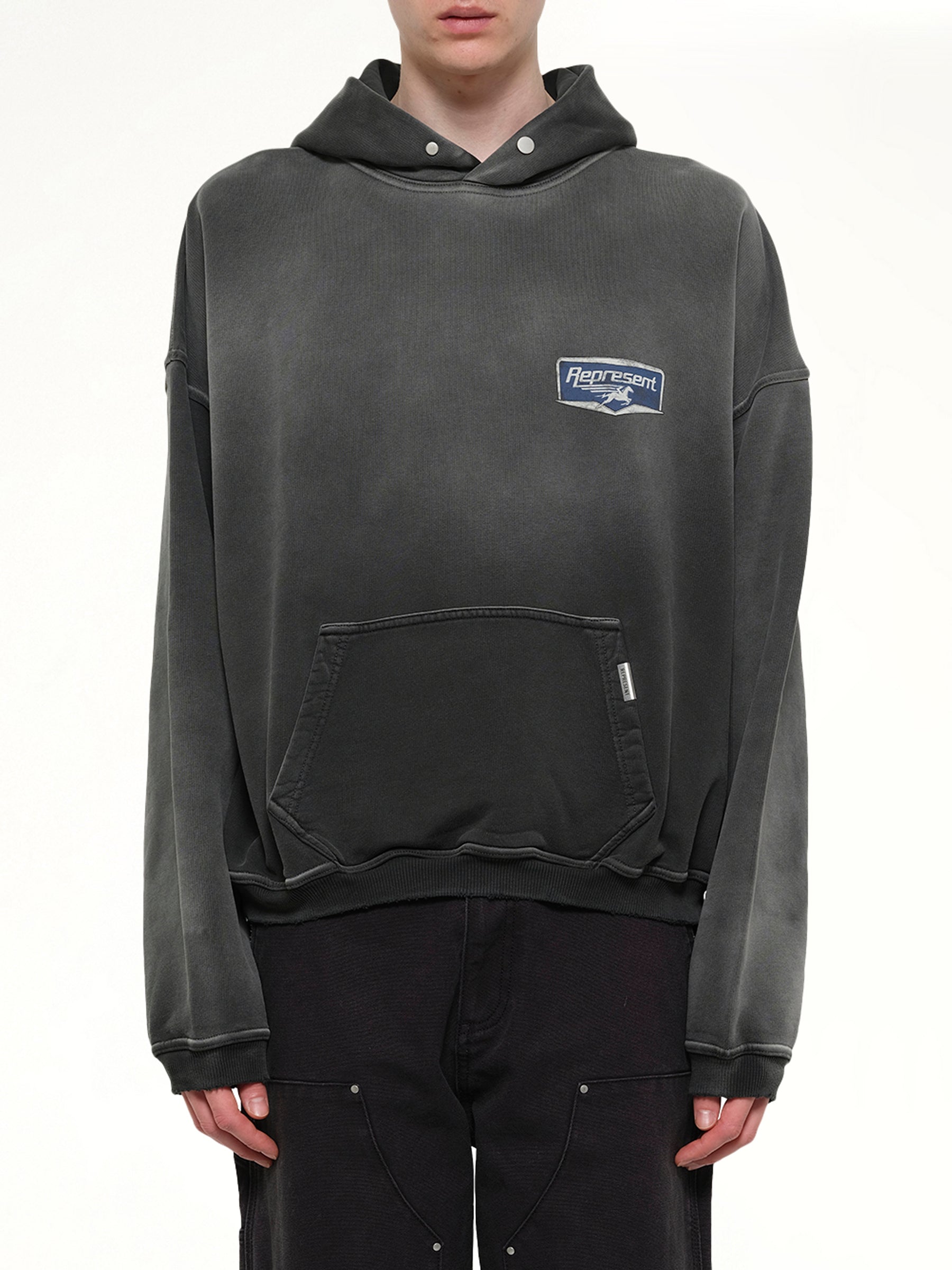 Nothing Faster Hoodie in Stained Black