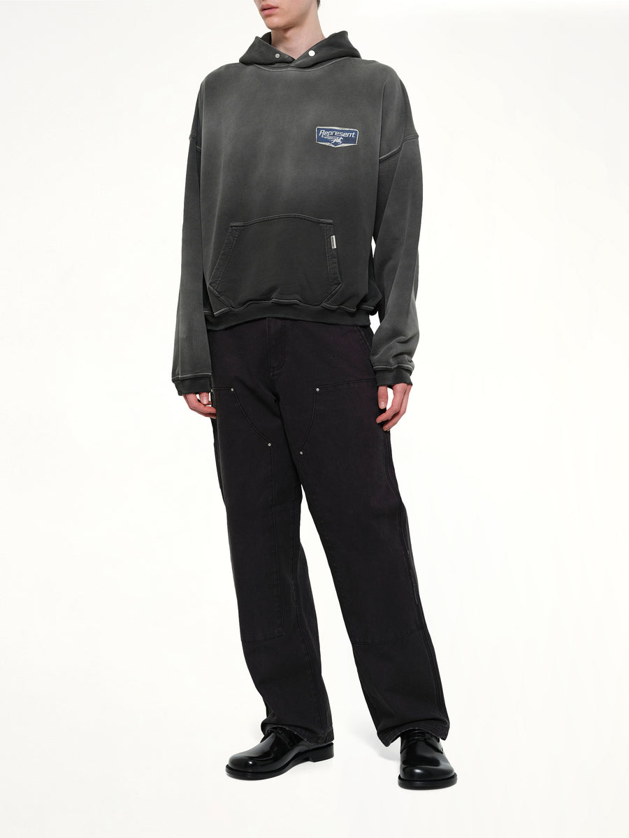Nothing Faster Hoodie in Stained Black