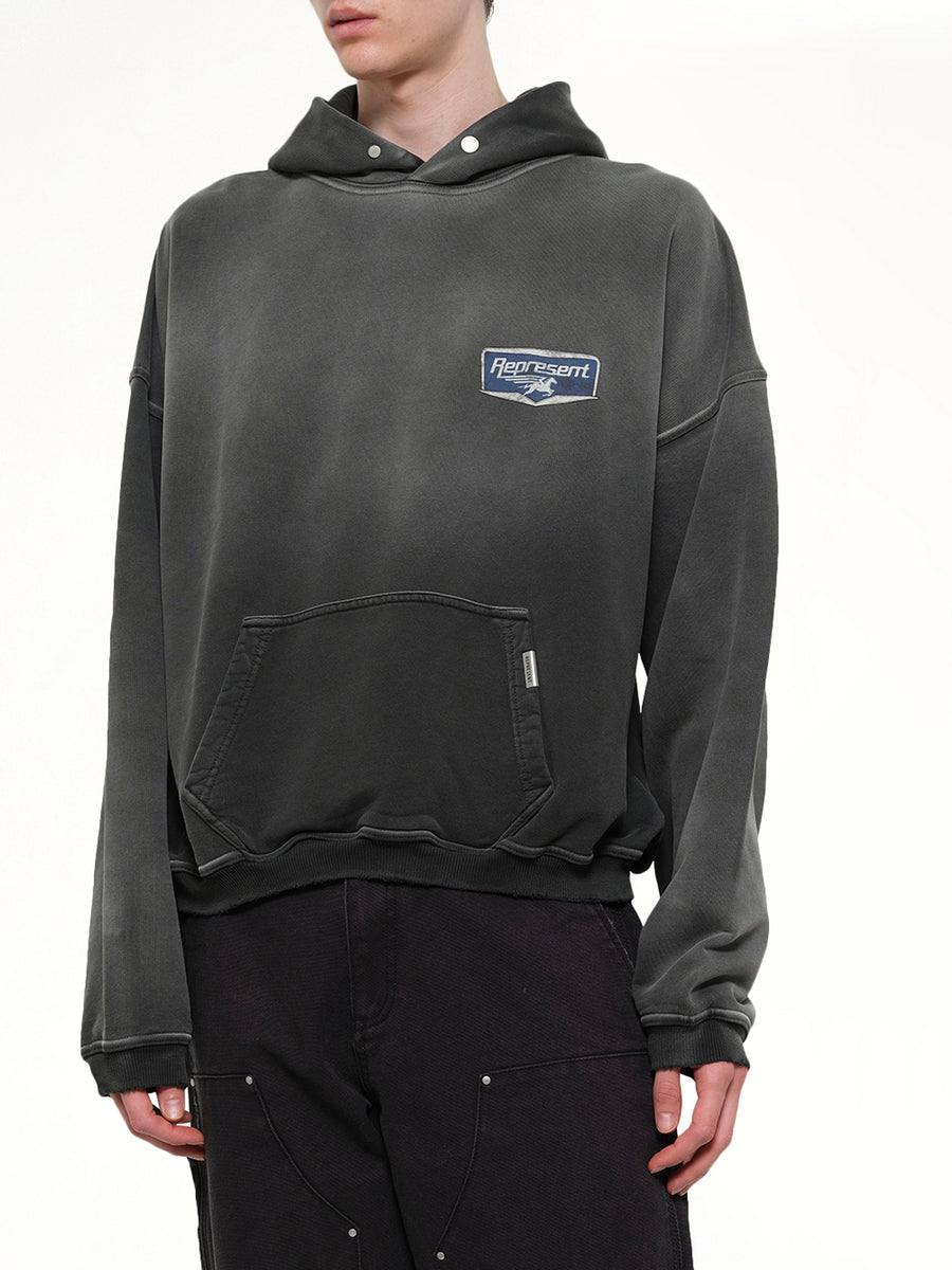 Nothing Faster Hoodie in Stained Black